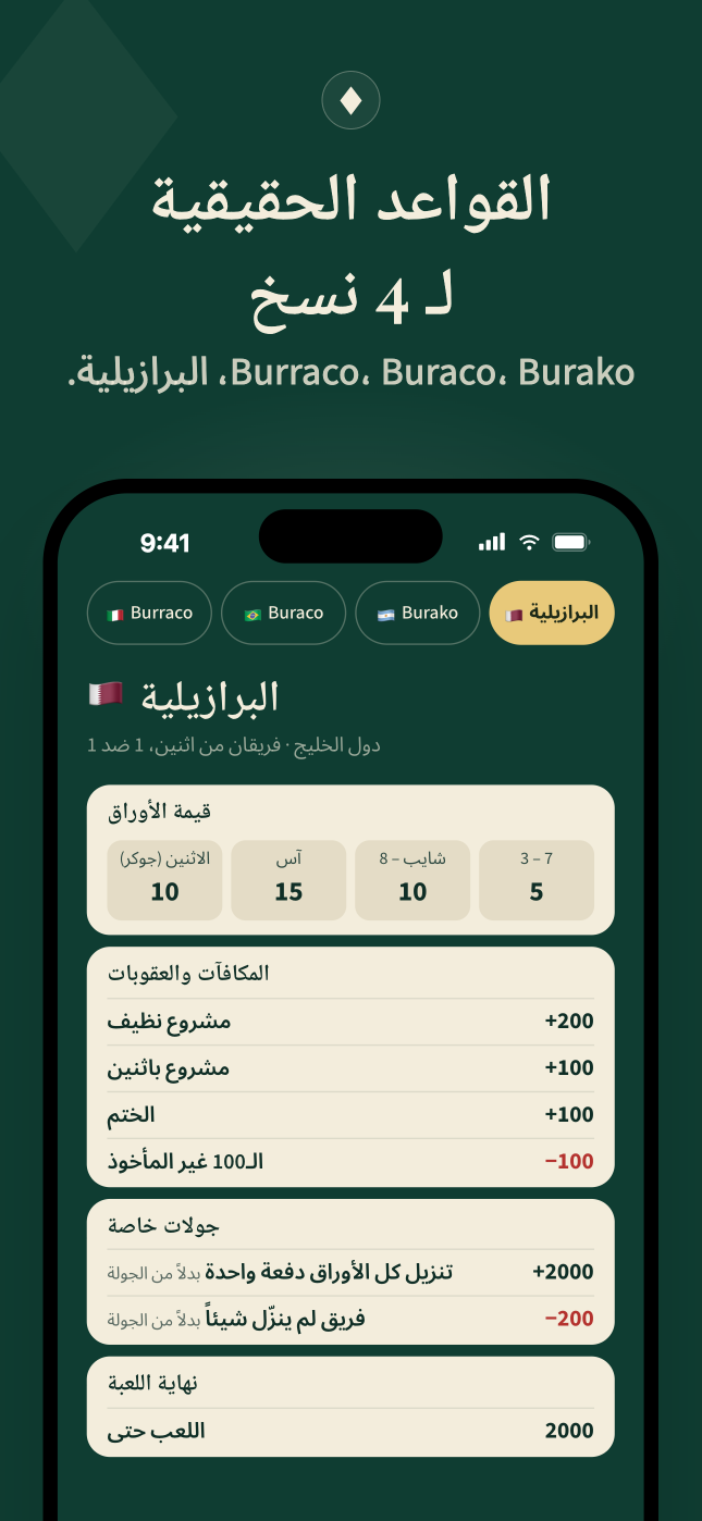 البرازيلية · قواعدكم أنتم
